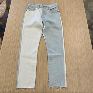 Levis color block jeans size 26